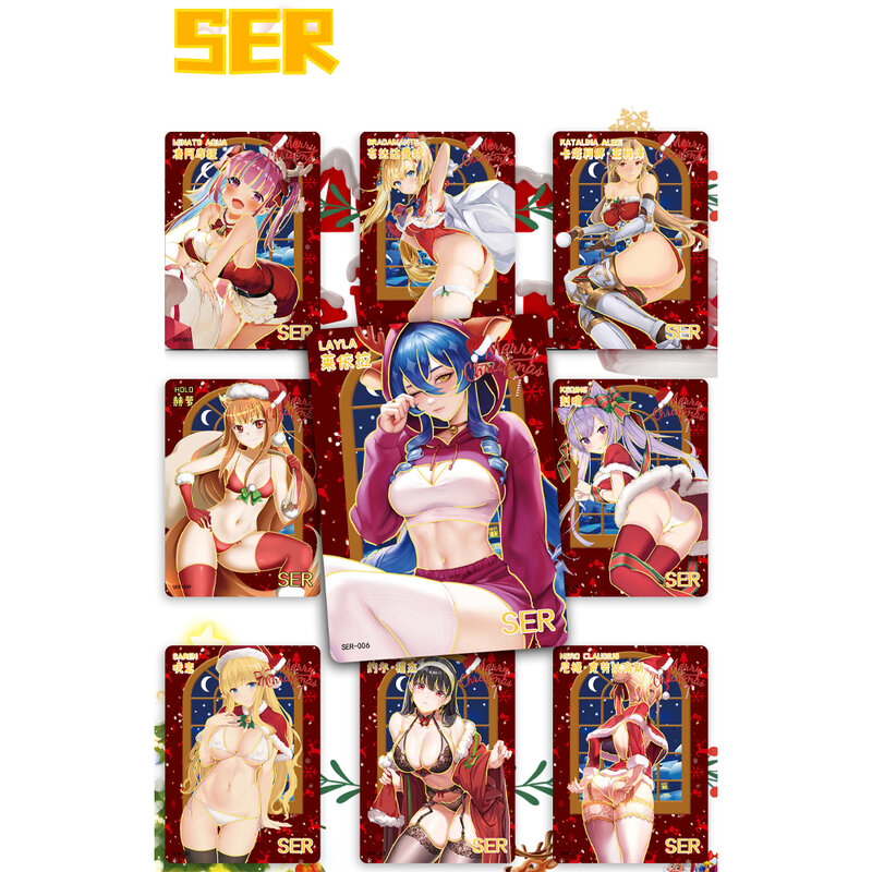 Goddess Story Senpai Anime Cards, Jogos de meninas, Party Swimsuit, Bikini Feast Booster Box, Brinquedos Hobbies, Presente, 5 cartões, Novo, Atacado
