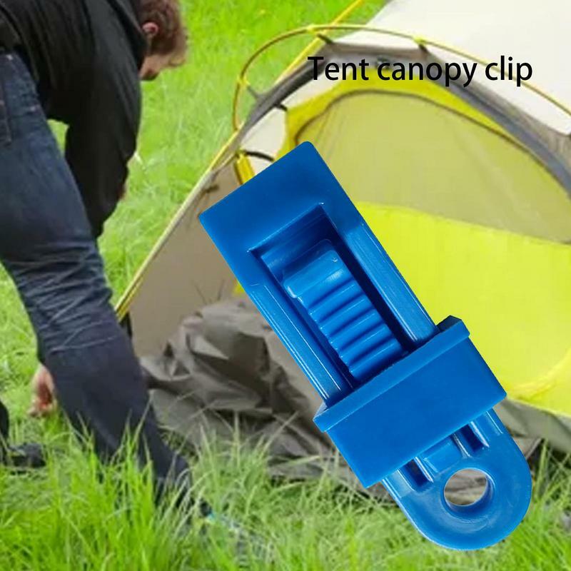 Klip Tugas Berat Klip Tenda ABS Dapat Digunakan Kembali Klip Terpal Ringan Portabel untuk Awning Kanopi Penutup Mobil Berkemah Di Luar Ruangan