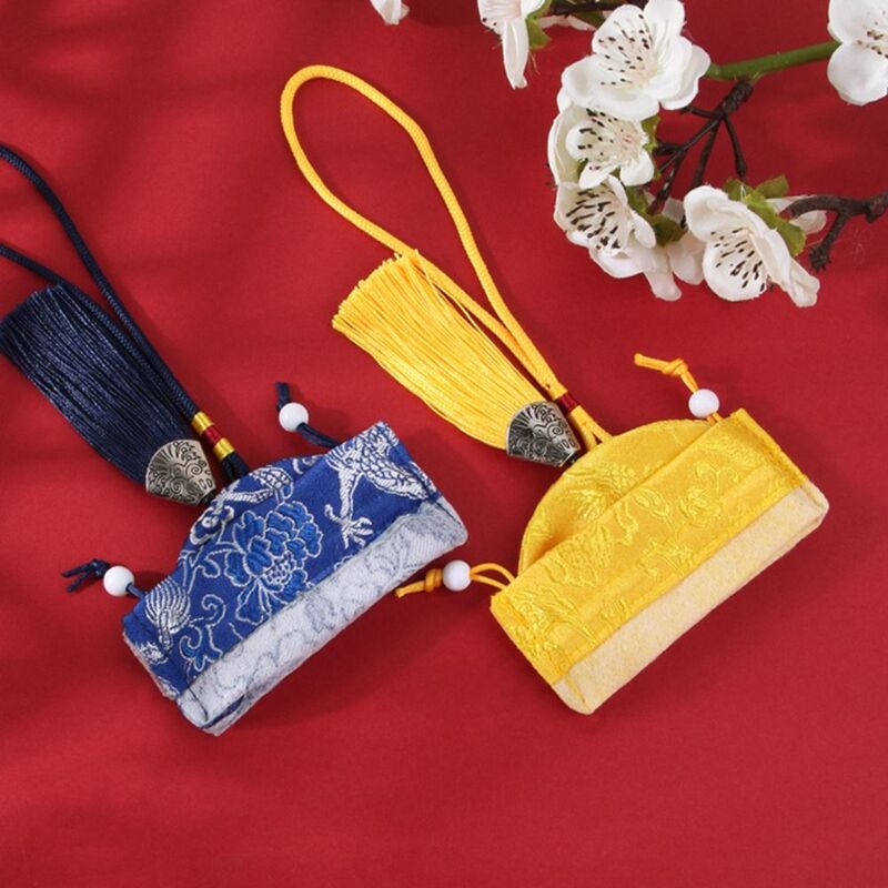 Dragon Women Sachet Smooth Embroidery Flower Jewelry Packaging Small Pouch Pendant Coin Purse Girl