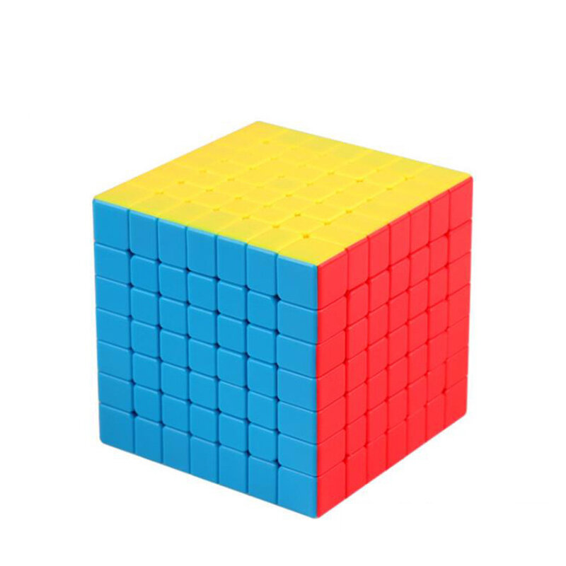 Cubo magnético mágico para niños, juguete educativo profesional de 7x7x7 M, Cubo mágico