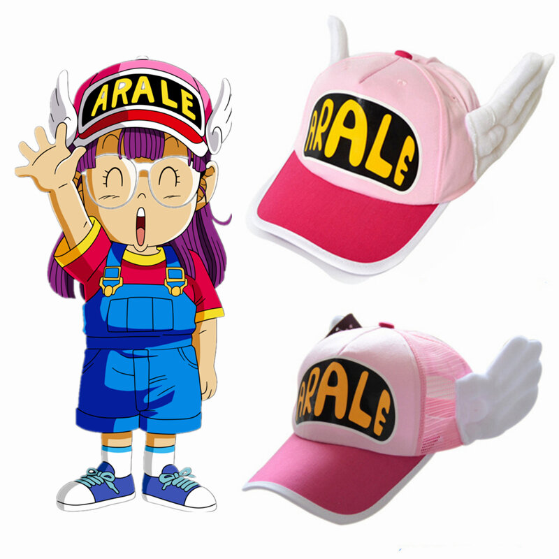 Anime Dr SLUMP Cosplay Arale Kinder Unisex Farbe-blocking Hut Bühne Leistung Hut Urlaub Geschenke