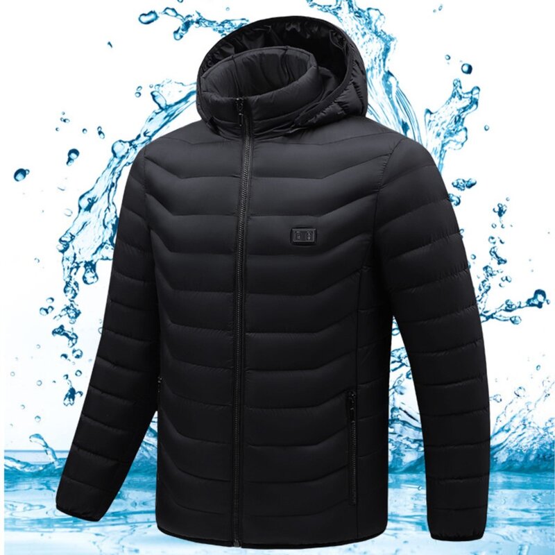 13 Area jaket pemanas elektrik USB Pria Wanita, pakaian pemanas sendiri jaket musim dingin ski berkemah mendaki memancing