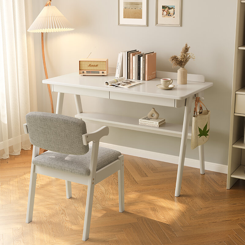 Nordic solid wood desk simple household desktop computer desk bedroom student desk economical small-sized desk