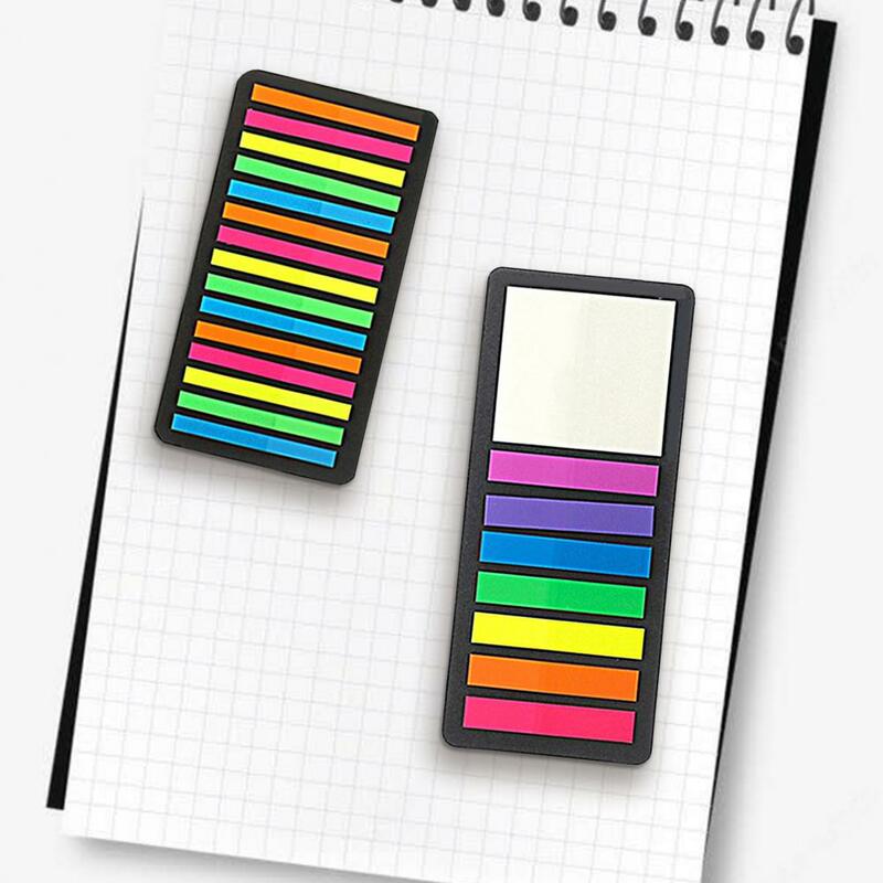 1 Set  Sticky Notes Fashion Colorful Remove Cleanly Page Marker Bookmarks Self Adhesive Labor-saving Sticky Bookmarks