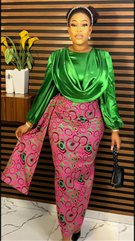 Md plus size afrikanische elegante Party kleider für Frauen neue Mode Chiffon Maxi langes Kleid Kaftan muslimisches Kleid Damen bekleidung