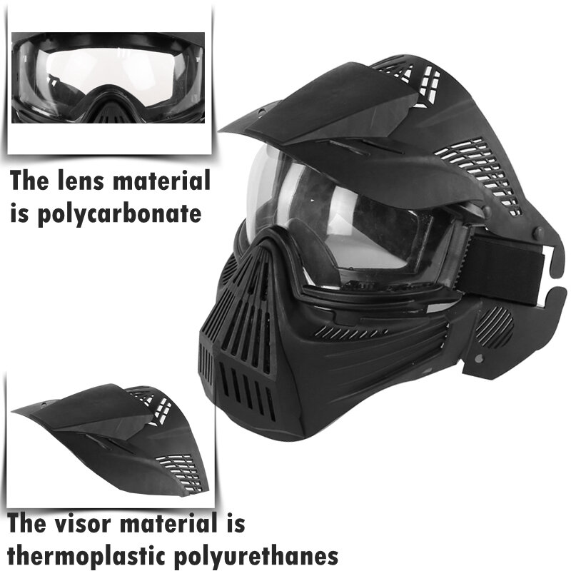 タクティカル保護マスク,ハンティングボール,ペイントボール,目の保護具
