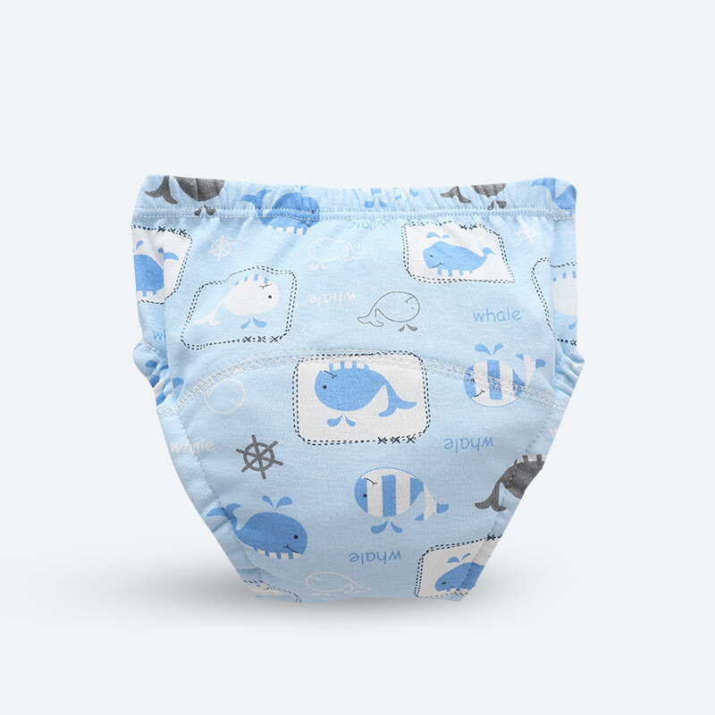 Celana Training bayi Nowborn Bebé kain popok dapat digunakan kembali dapat dicuci katun elastis pinggang kain popok pakaian dalam
