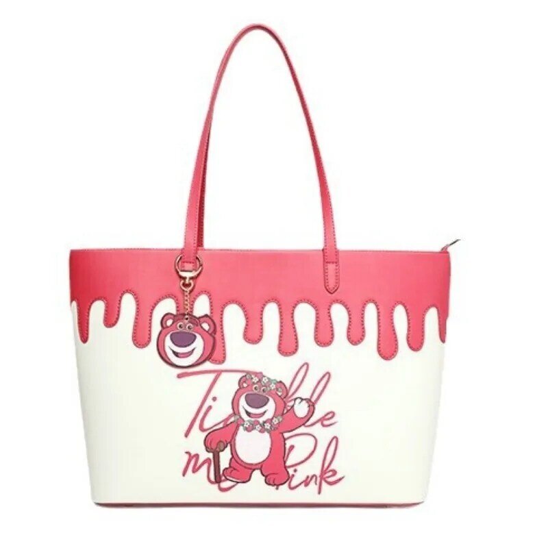 Кошельки и сумочки Disney, роскошная женская вместительная сумка через плечо Lotso, милый кошелек из искусственной кожи с рисунком аниме