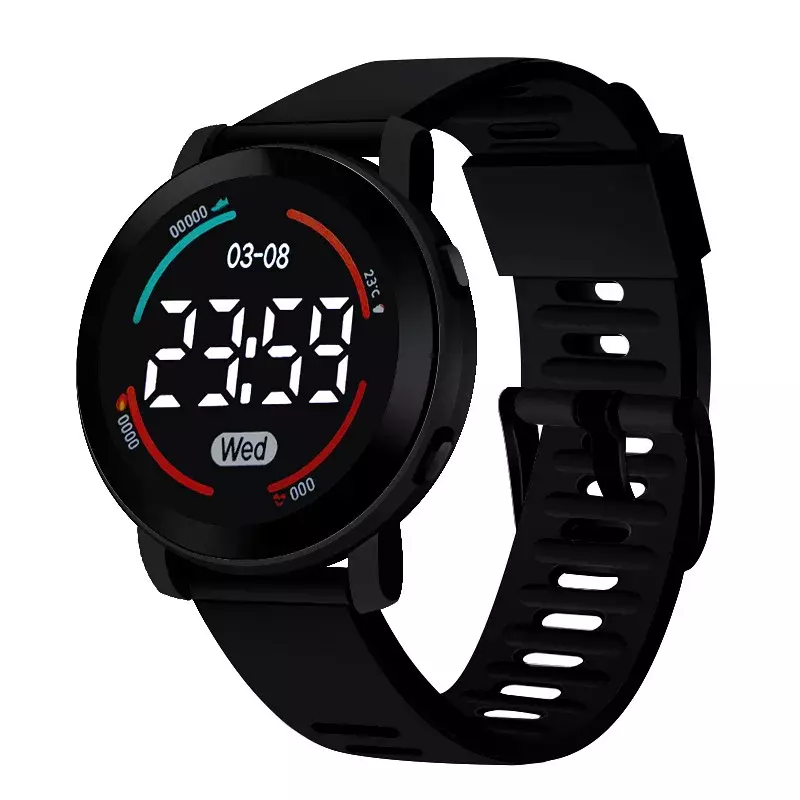 LED Digital Student Watch Luminous Waterproof Sport Children Watch Silicone Strap Electronic Wrist Watch For Unisex reloj mujer