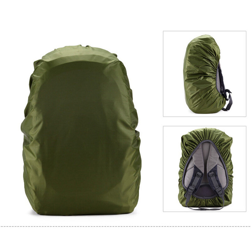Capa de chuva impermeável dobrável para mochila, viagens ao ar livre, caminhadas, escalada, bolsa tática de acampamento