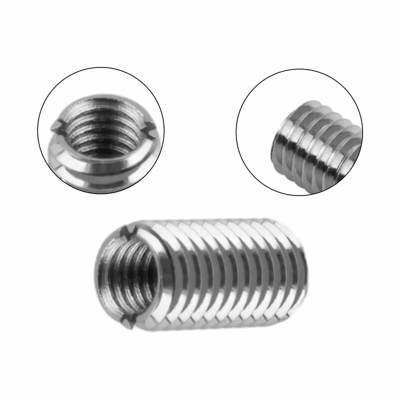 Threaded Insert Inner M6X10 Outer M8X125 Length 15MM 10pcs Male Female Nut Designed to Strict Regulatory Compliance