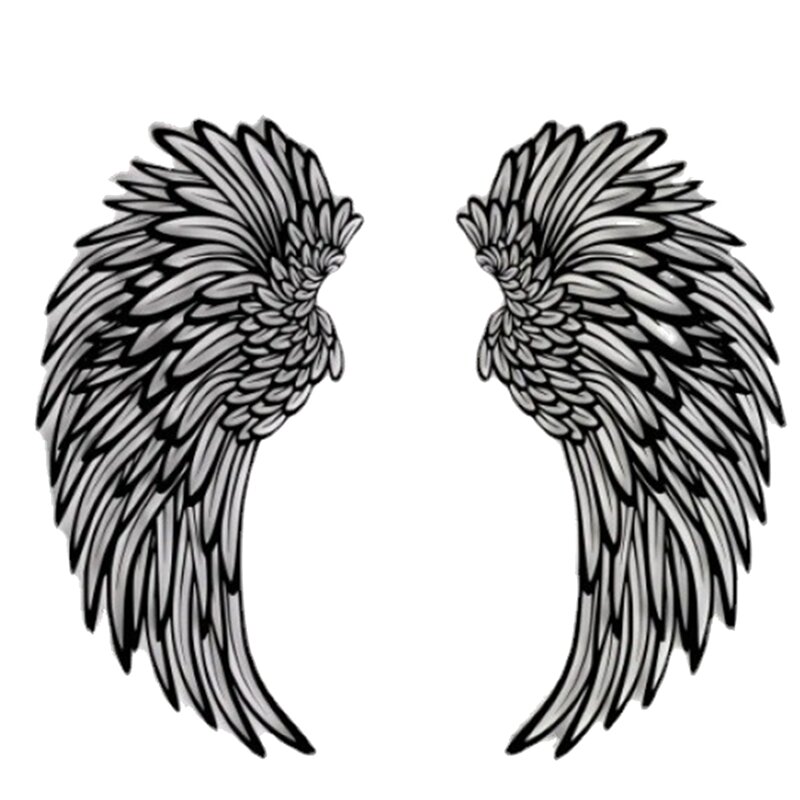 Настенный декор с железными крыльями ангела, искусственная настенная скульптура с крыльями ангела, Светящиеся Крылья, настенное украшение для дома и улицы