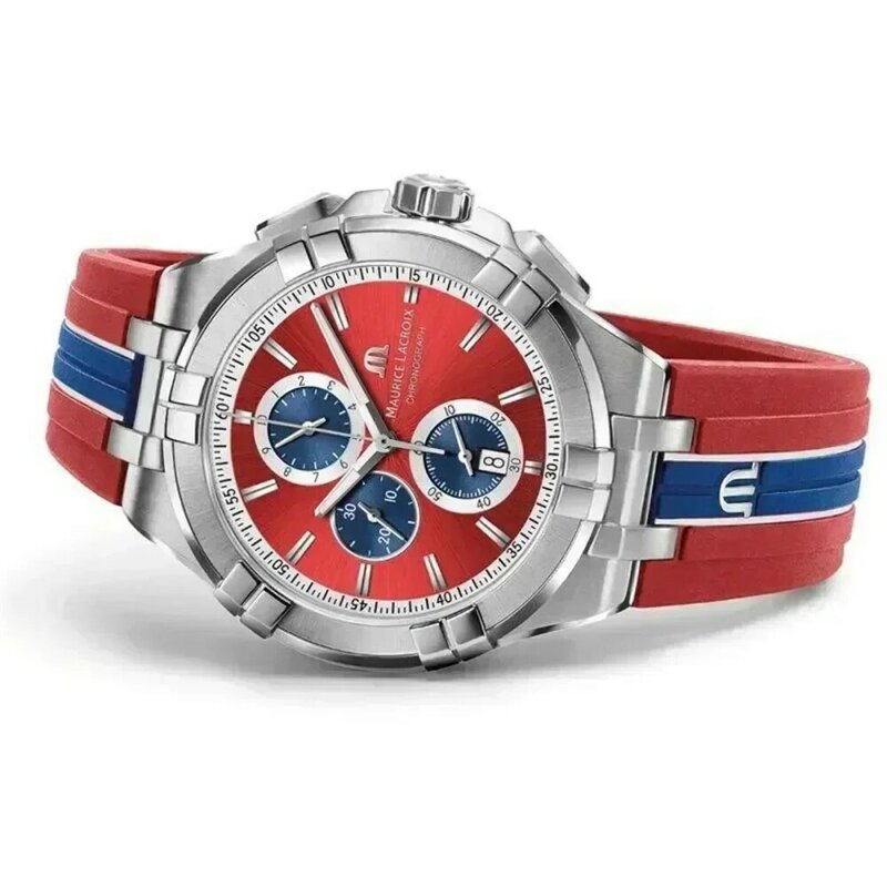 Maurice Lacroix Aikon Tide Mens Horloge Rubber Band Waterdichte Quartz Smart Watch Voor Mannen Sport Relojhombre Automatische Datum Horloge