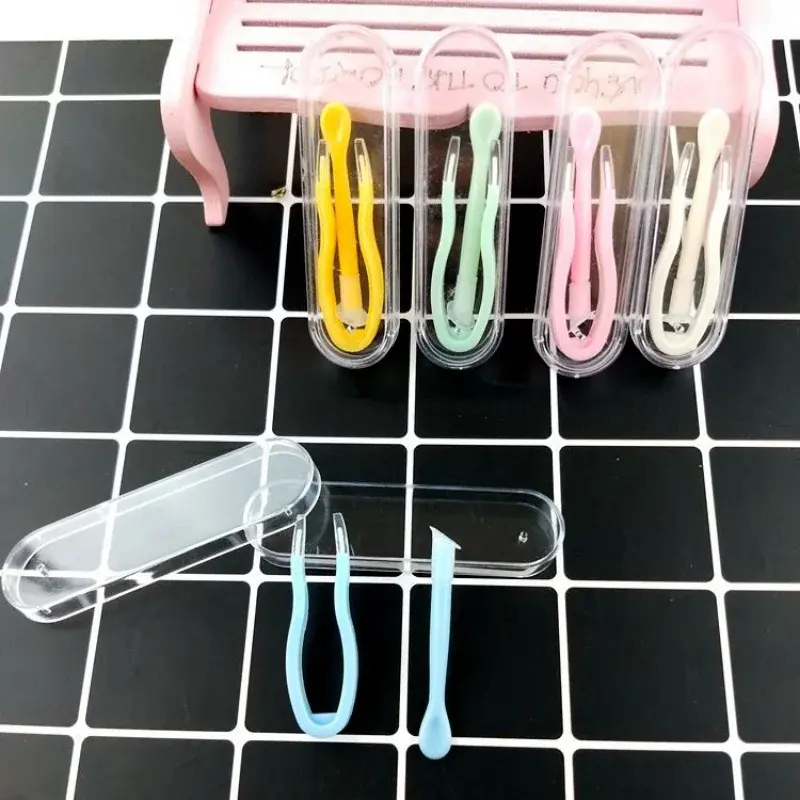 Remover Contact Lenses Inserter Tweezers Suction Stick Eyes Care Tool Kit Contact Lens Case Clip Stick Tweezers  Box Accessories
