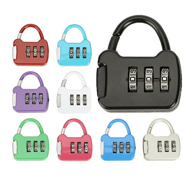 1Pc Bagage Reizen Digit Nummer Code Lock Combinatie Hangslot Veilig Slot Voor Gym Digital Locker Koffer Lade Lock Hardware