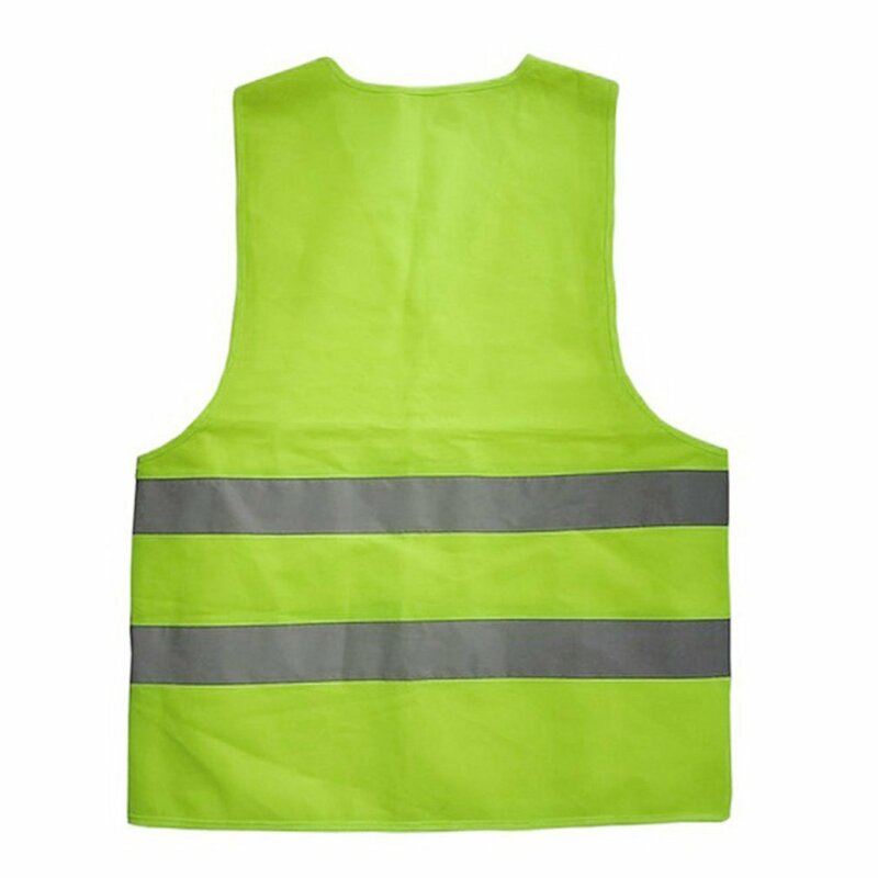 Fluorescente Vestuário de Segurança Exterior, Alta Visibilidade Vest, Amarelo Laranja Azul Cor Verde, Correndo Ventile, Seguro e Quente