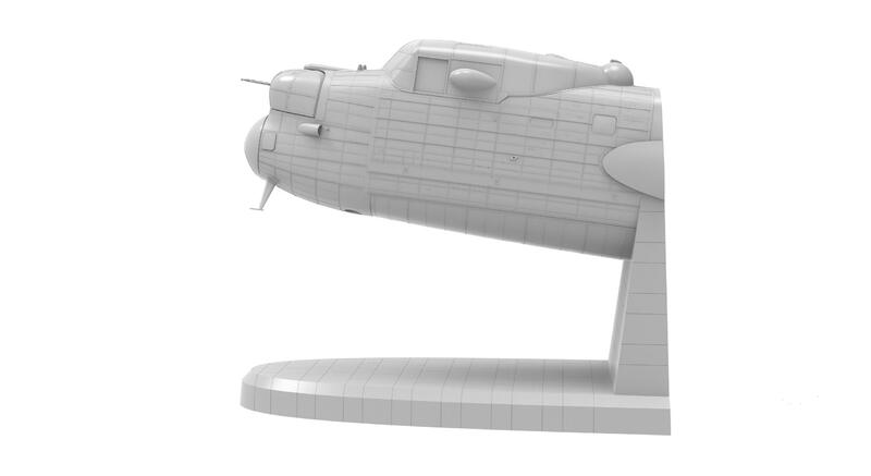 Border BF-008 1/32 Escala Avro Lancaster B.Mk.I/III Nariz w/Kit Modelo Plástico Interior Completo