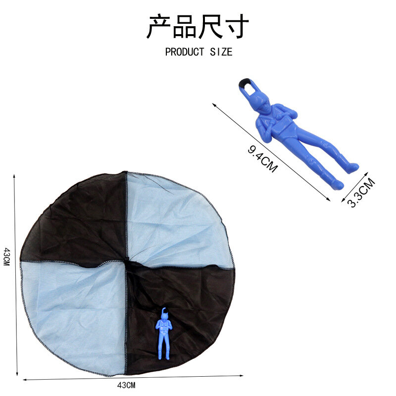 Hand Throwing Mini Soldier Camouflag Parachute forOutdoor Game Educational Flying Parachute Sport for toys festival Kid gift Toy