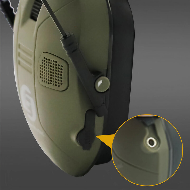 active noise reduction professional tactical headphones suitable for shooting training ranges with sound isolation function