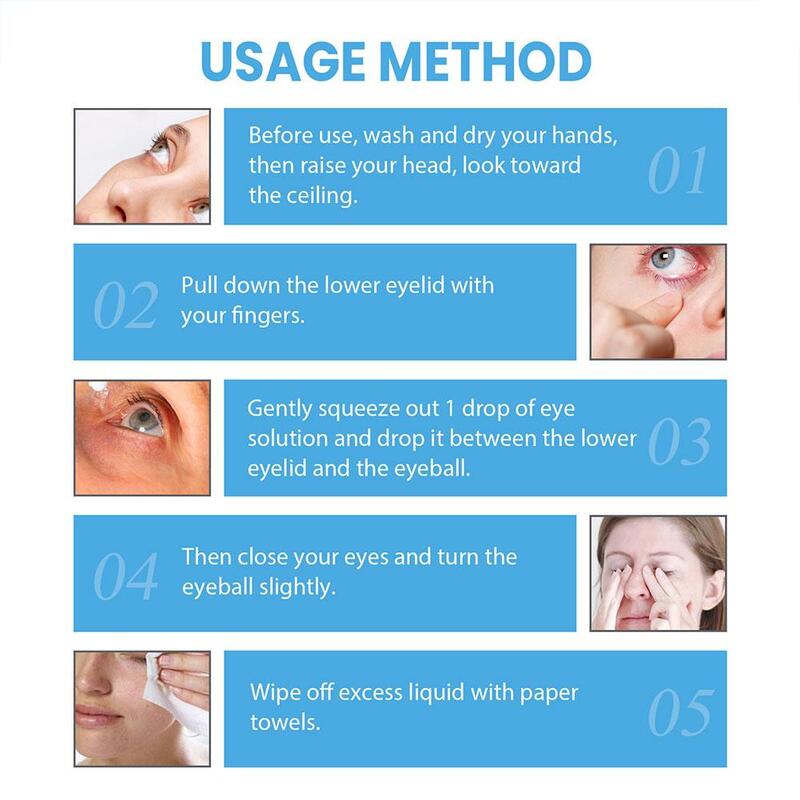 Neue Presbyopie Vision Restore Augentropfen Reinigung Augen Juckreiz Massage Müdigkeit entspannen Auge lindert Entfernung Beschwerden Pflege u5a4