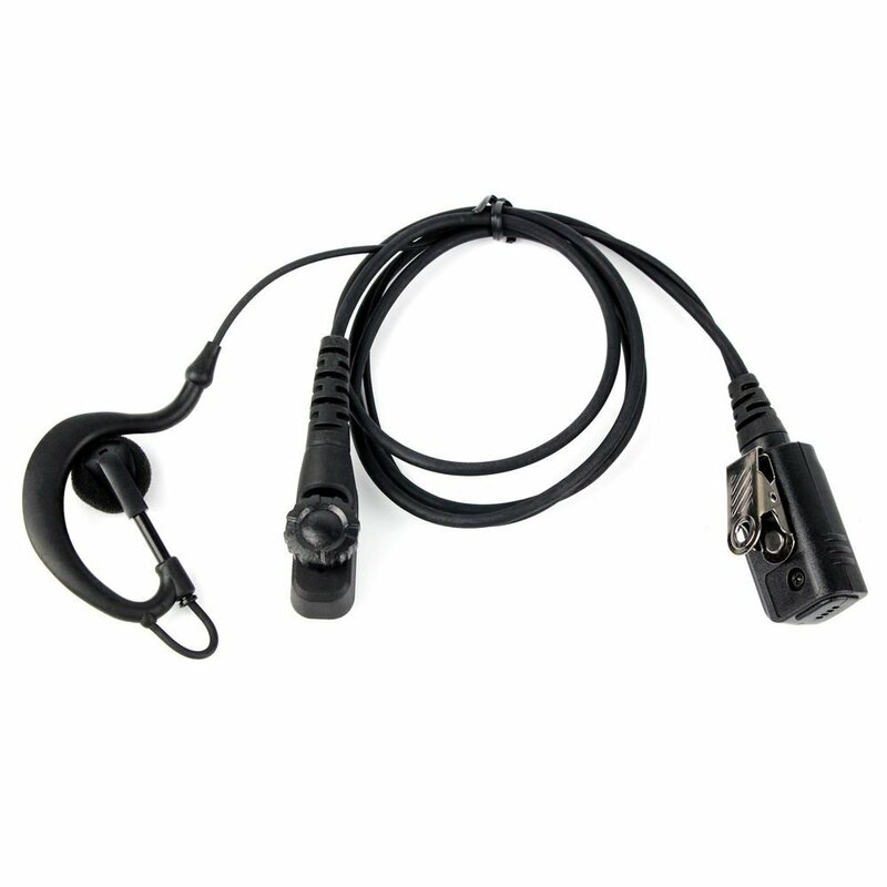 Headset microfone para Hytera Walkie Talkie fone de ouvido PD780 PT580H PD780G PD782 PD782G PD785 rádio