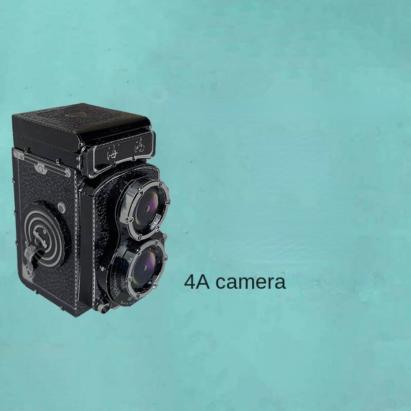 Камера Seagull 4A, национальная мода, ностальгическая металлическая сборка, модель 3D 3D, модель пазла