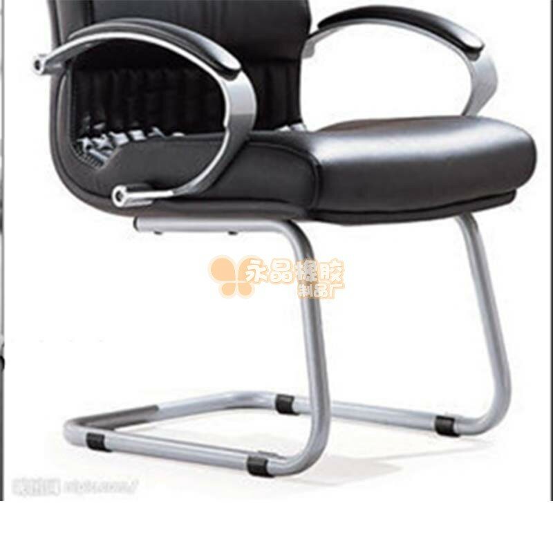 Plástico cadeira de escritório Leg Pads, borracha Bumper, Damper Stool Foot, Anti-Front Tilting, U-Type Tube Mat, Steel Pipe Clamp, 22mm, 4pcs por lote