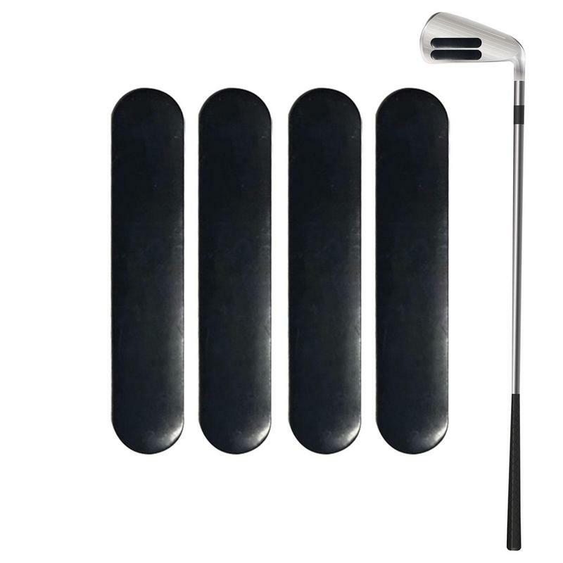 4 Stuks Golfer Zelfklevende Loden Tape Strips Voegen Kracht Gewicht Toe Aan Golfclub Tennisracket Ijzeren Putter Rackets Golfaccessoires