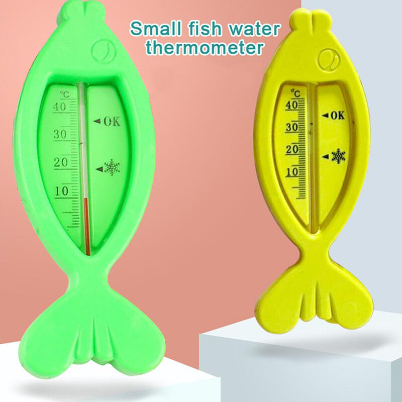 1PC Baby bath water temperature gauge Baby bath thermometer Water temperature gauge Small fish water temperature card