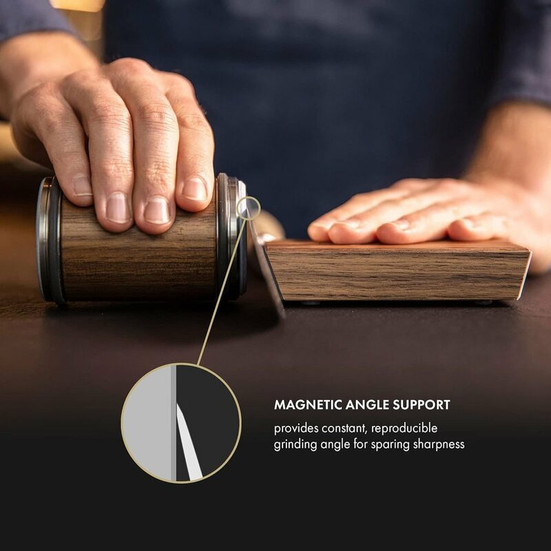 Rolling Knife Sharpener Kit For Straight Edge Roller Knife Sharpening With Industry Diamonds Chef Knife Set