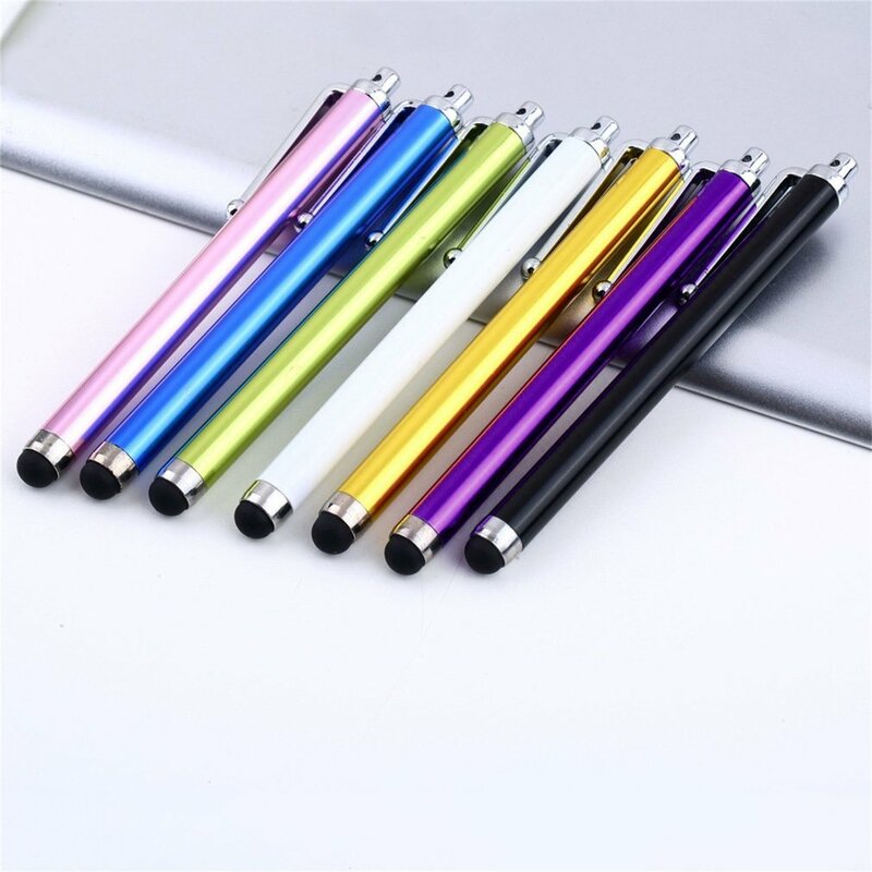 ปากกาสไตลัสออกแบบหัวกลม1ชิ้น/ล็อตสำหรับเปลี่ยนเลนส์กระจกหน้าจอสัมผัสปากกาสำหรับ iPhone iPad แท็บเล็ตจัดส่งเร็ว
