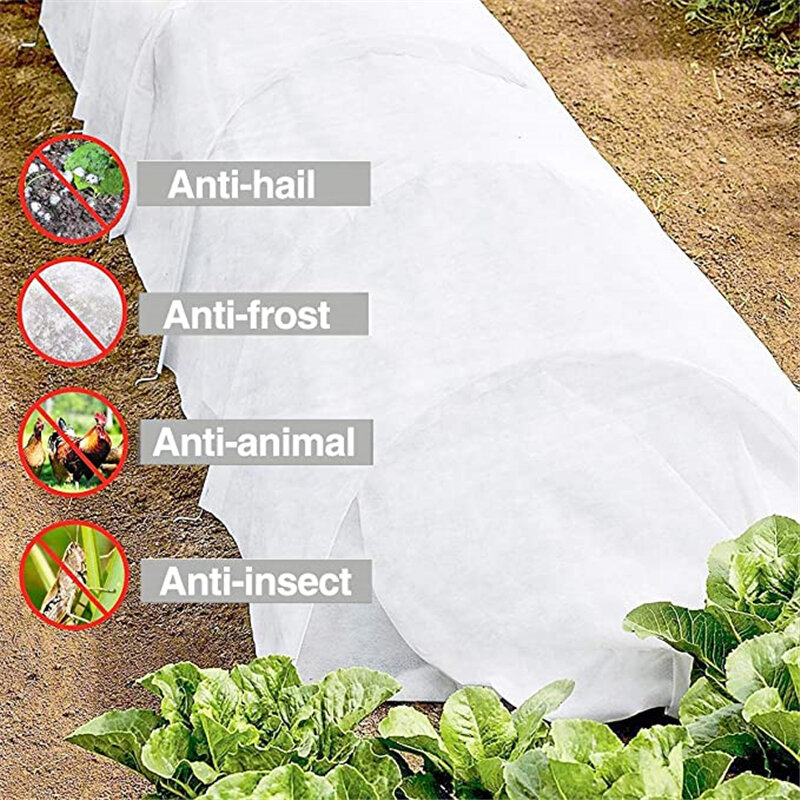 Roślina pokrywa ochronna ogrodowa osłona na sieć na owady warzywne zimowe zabezpieczenie przed gradem