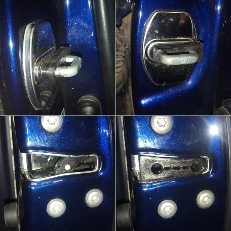 Amortiguador de bloqueo de puerta para coche, accesorio de amortiguación de sonido para BMW y Toyota, cubierta protectora