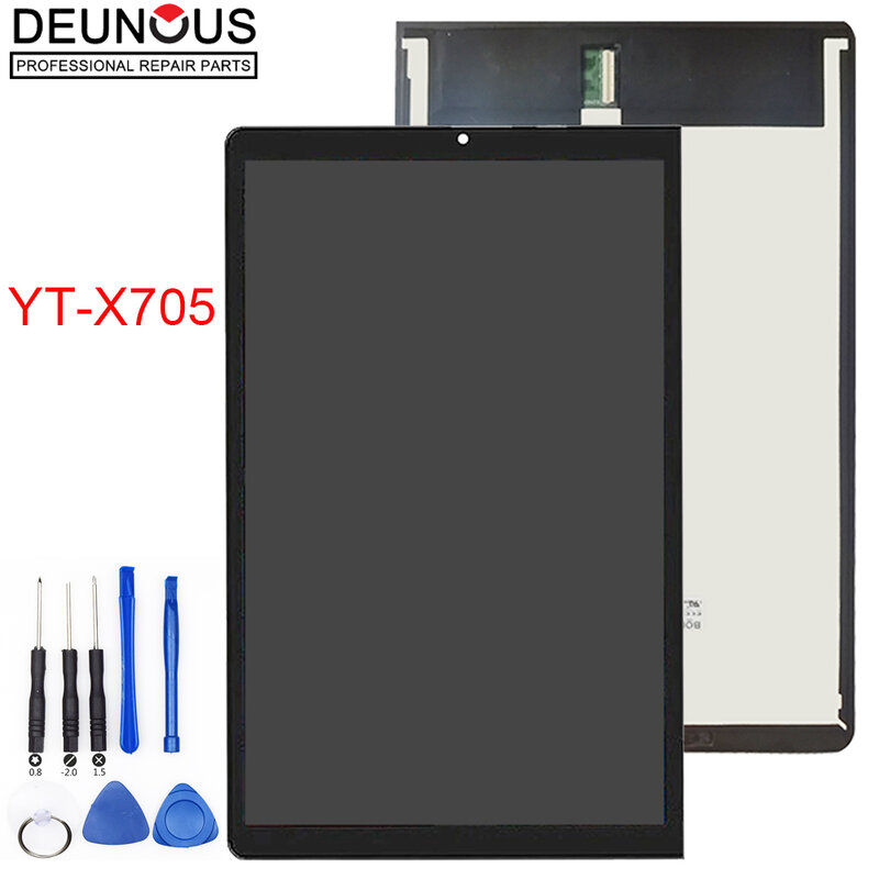 LCD 터치 스크린 디지타이저 조립 패널, 레노버 요가 탭 5 스마트 탭 YT-X705 YT-X705L YT-X705X YT-X705F, 10.1 인치 LCD 디스플레이