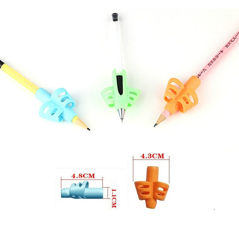 6 pz/set impugnature per matite per bambini pinze per allenamento di correzione della postura per la scrittura a mano penne per ausili per la scrittura che tengono per i regali dei bambini del bambino