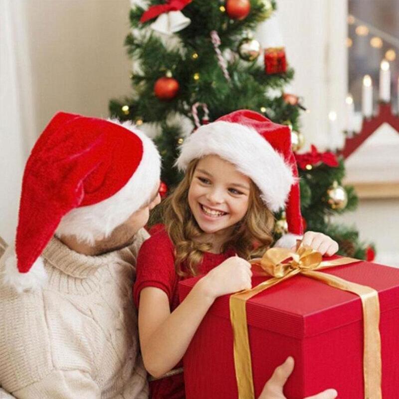 Elétrico Funny Santa Hat com música de Natal, cantando e dançando, acessórios do traje para performances, brinquedo, G8V0