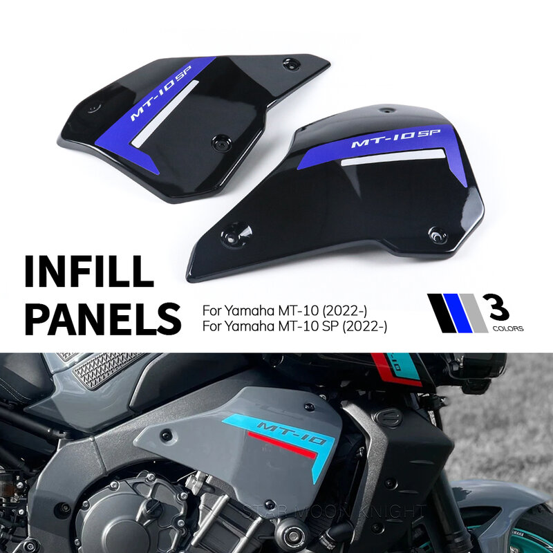 Panele wypełniające motocykl pokrywa ramy Panel boczny osłona osłony wlewka do Yamaha MT-10 SP MT10 MT 10 2022 2023 2024-