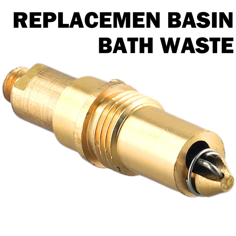 A1112 Spring Plugs Bounce Valve Brass Basin Sink Bath For Replacement Sink Barth Tub Basin Drain Stoppe Accessories