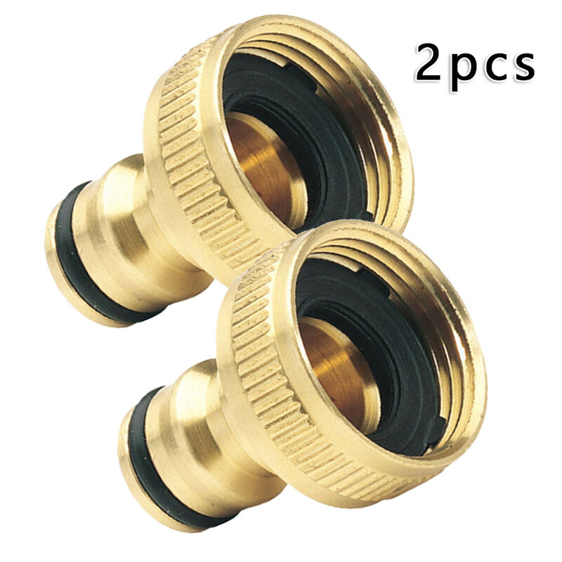 Fitting 3/4" To 1/2" INCH Brass Garden Faucet Hose Tap Water Adapter Connector Water Adapter Connector Faucet Connect