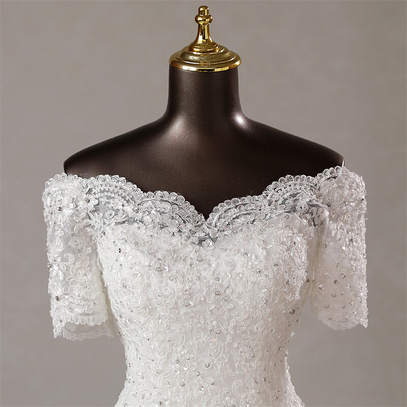 Женское свадебное платье-Русалка It's yiiya, белое вечернее платье с вырезом сердечком на лето 2019