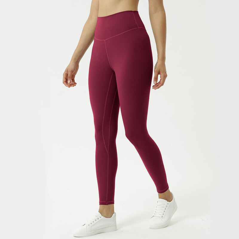 Celana ketat wanita, celana Yoga wanita dua sisi, celana ketat dengan bokong persik, pinggang tinggi, celana Fitness ramah dan pelangsing