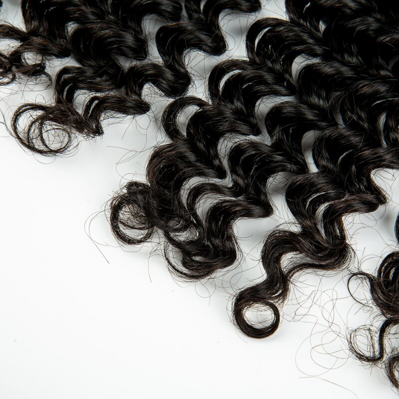 Человеческие волосы для плетения, естественный цвет, 26, 28 дюймов, глубокие волны, без уточка, 100% натуральные человеческие волосы для Плетения КОС в стиле бохо