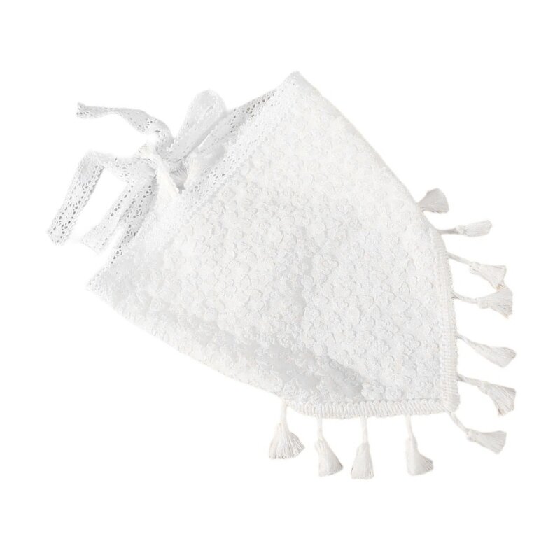 Y166 lenço renda étnica bandana menina faixa cabelo elegante headwrap decorações cabelo