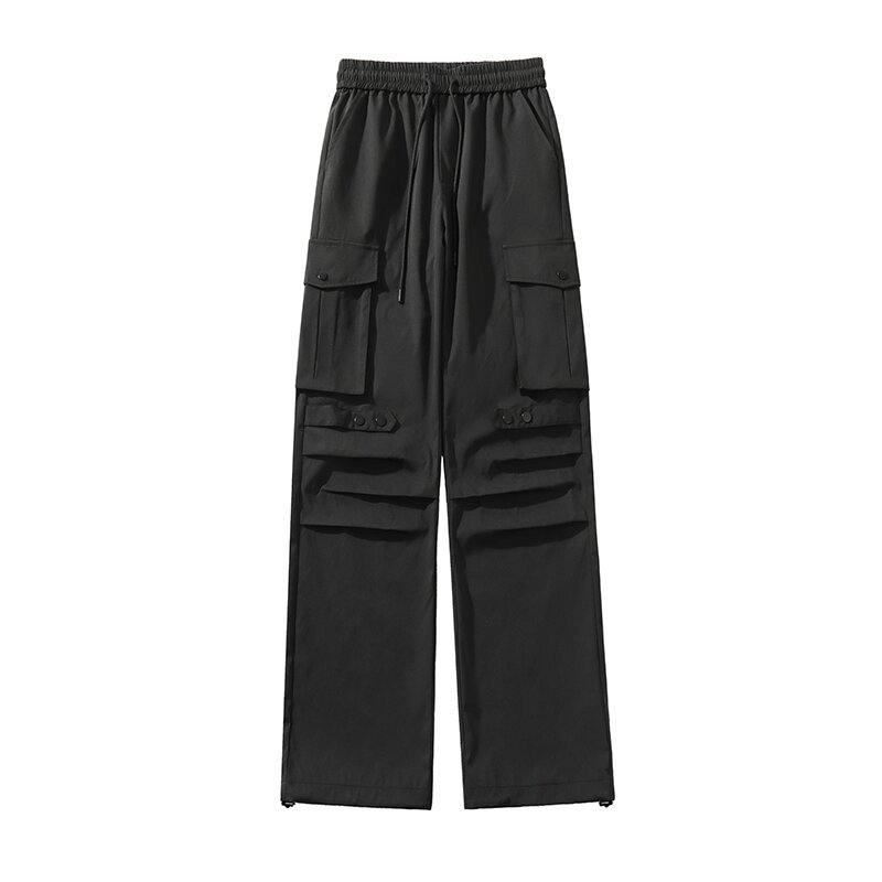 Streetwear Cargo Pants uomo Hip Hop Outdoor Harajuku pantaloni Casual pantaloni larghi coreani con tasca laterale uomo donna Jogger pantaloni della tuta