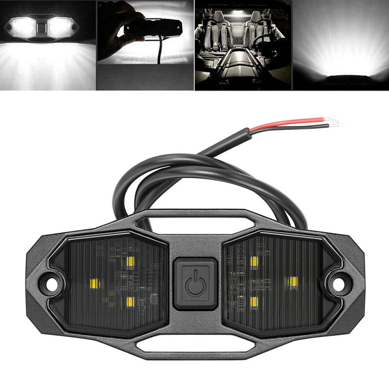 LED Dome Light Kit para Polaris, LED Dome Light, RZR, UTV, 4WD, Brand New