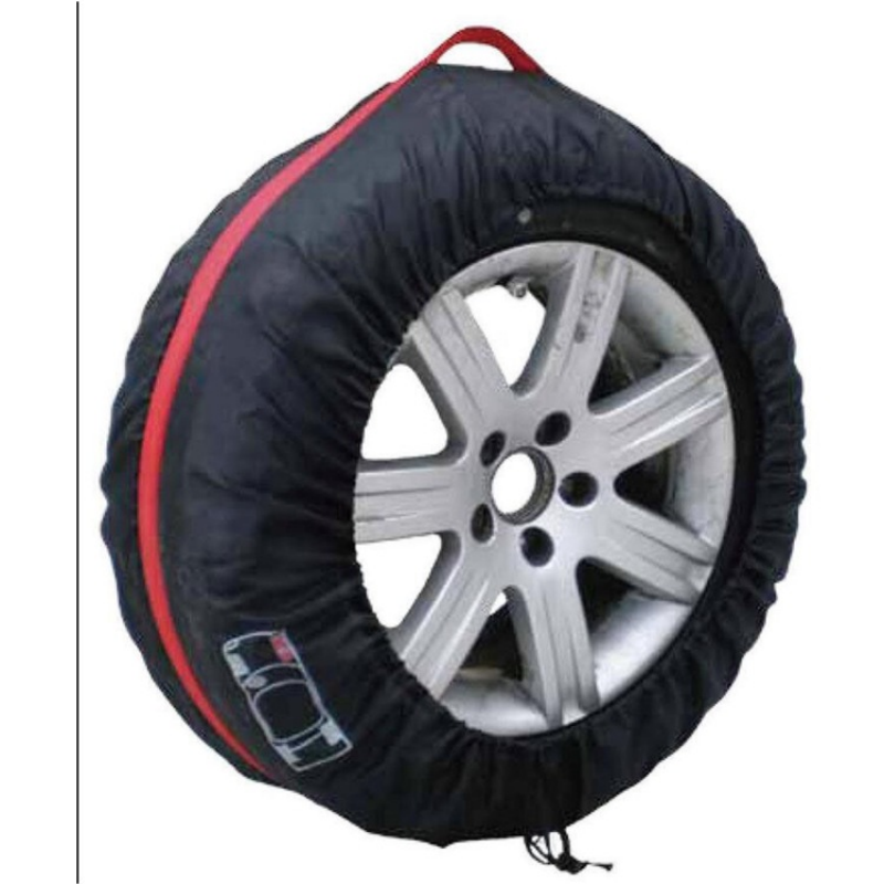 2022 4PCS Car Spare Tire Cover Case Polyester Auto Wheel Tire Storage Bags Vehicle Tyre Accessories Dust-proof Protector Styling