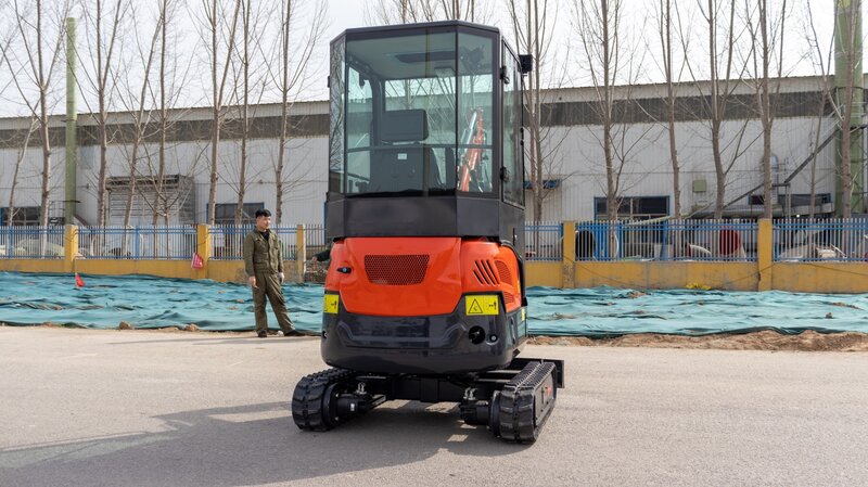 Yun Yi macchine movimento terra 1ton piccolo escavatore 1.8ton Micro Mini escavatore Ht18 con cabina per magazzino trasparente