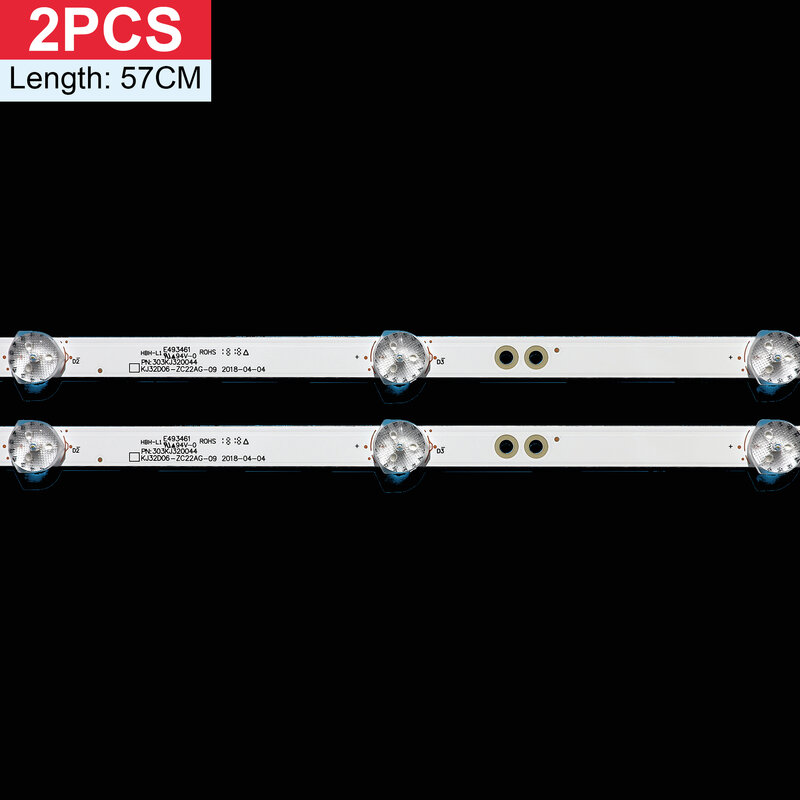 Striscia LED 2 pezzi per 32 lh0202 32 hh1830 PK-32D16T KJ32D06-ZC22AG-20E 09 12 muslimed32hd 2 x6 HTV-32R01-T2C/A4/B V320BJ6-Q01
