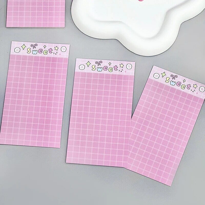 10 Pcs Sweet Pink Plaid Toploader Fillers Photocard materiali di imballaggio sfondo inserti carta