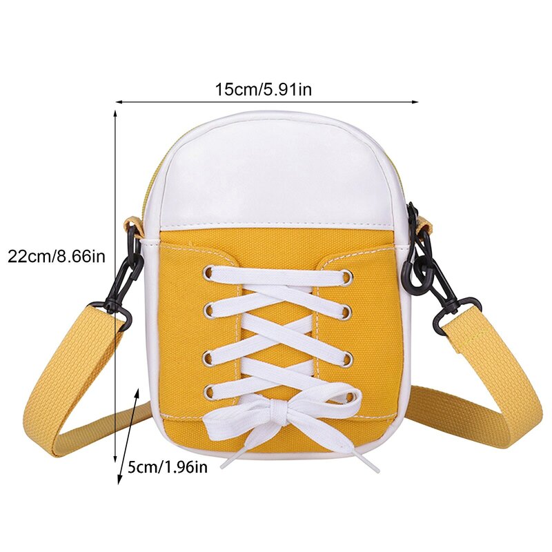 Многофункциональная сумка для телефона, модная женская сумка через плечо для телефона, кошелек, кошелек, легкая милая сумочка в форме кроссовок